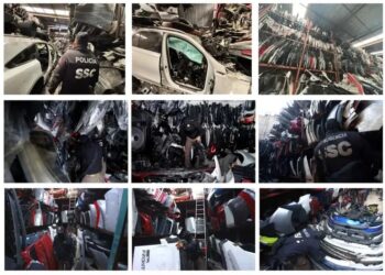 Aseguran casi 2 toneladas de autopartes en 20 cateos en CDMX