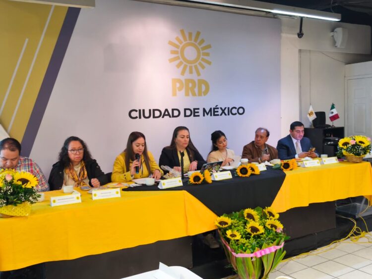 PRD CDMX se declara listo para el proceso electoral de 2026 y exige al IECM validar su dirigencia