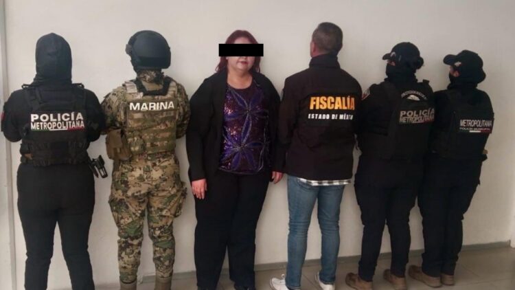 Detienen a Iris “N”, objetivo prioritario por extorsión, en Edomex